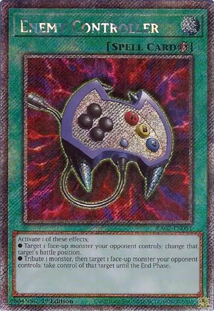 Enemy Controller (Platinum Secret Rare) (RA02-EN051) - Platinum Secret Rare