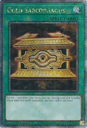 Gold Sarcophagus (Quarter Century Secret Rare) (RA02-EN052) - 25th Anniversary Rarity Collection II 1st Edition
