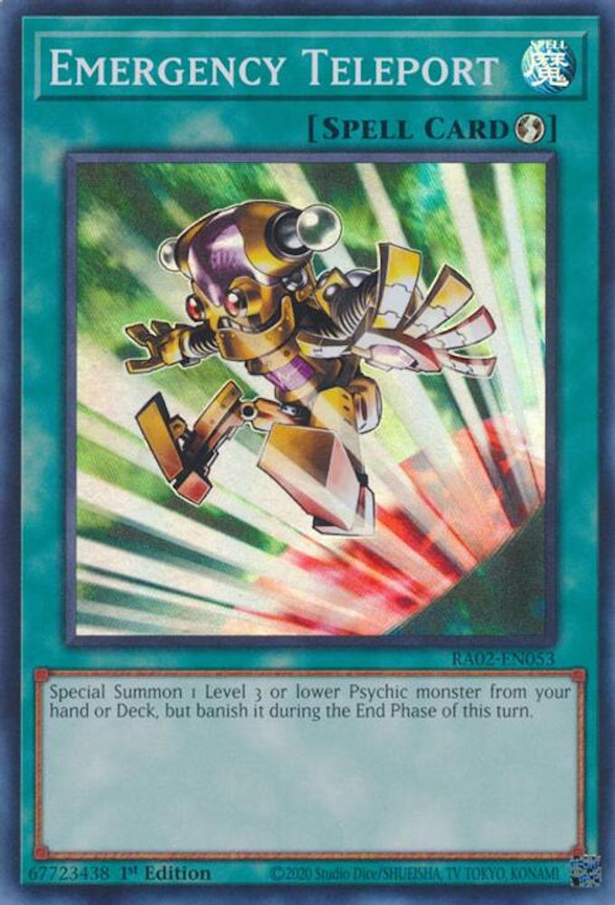 Emergency Teleport (RA02-EN053) - Super Rare