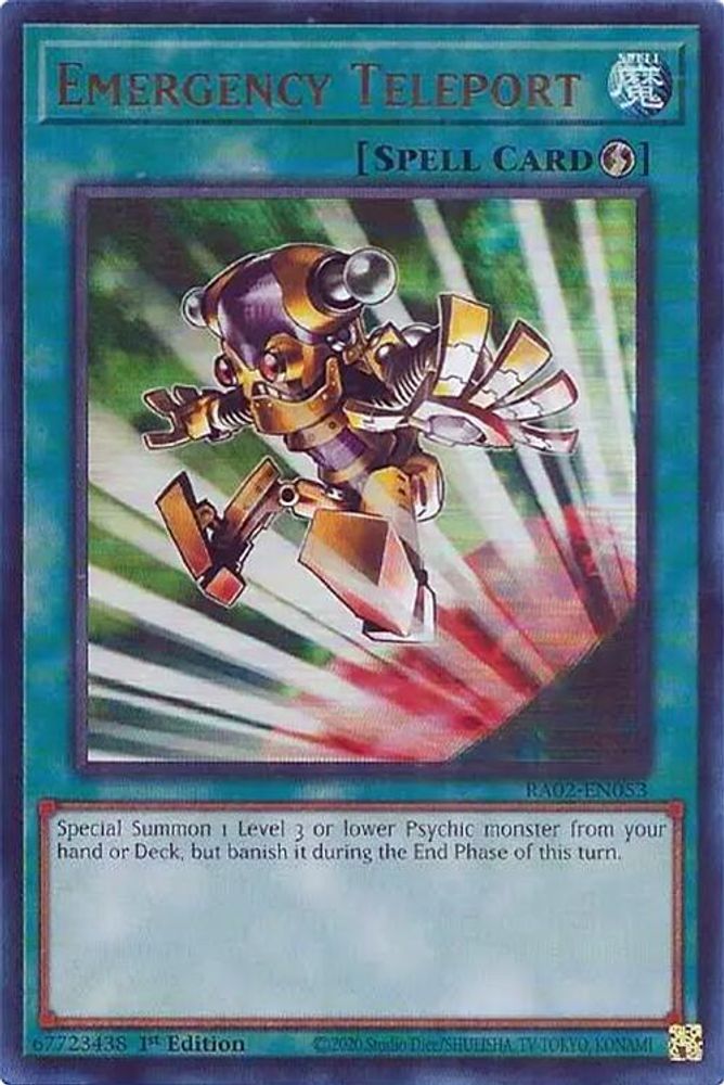 Emergency Teleport (UR) (RA02-EN053) - Ultra Rare