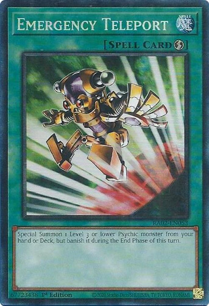 Emergency Teleport (PCR) (RA02-EN053) - Prismatic Collector's Rare