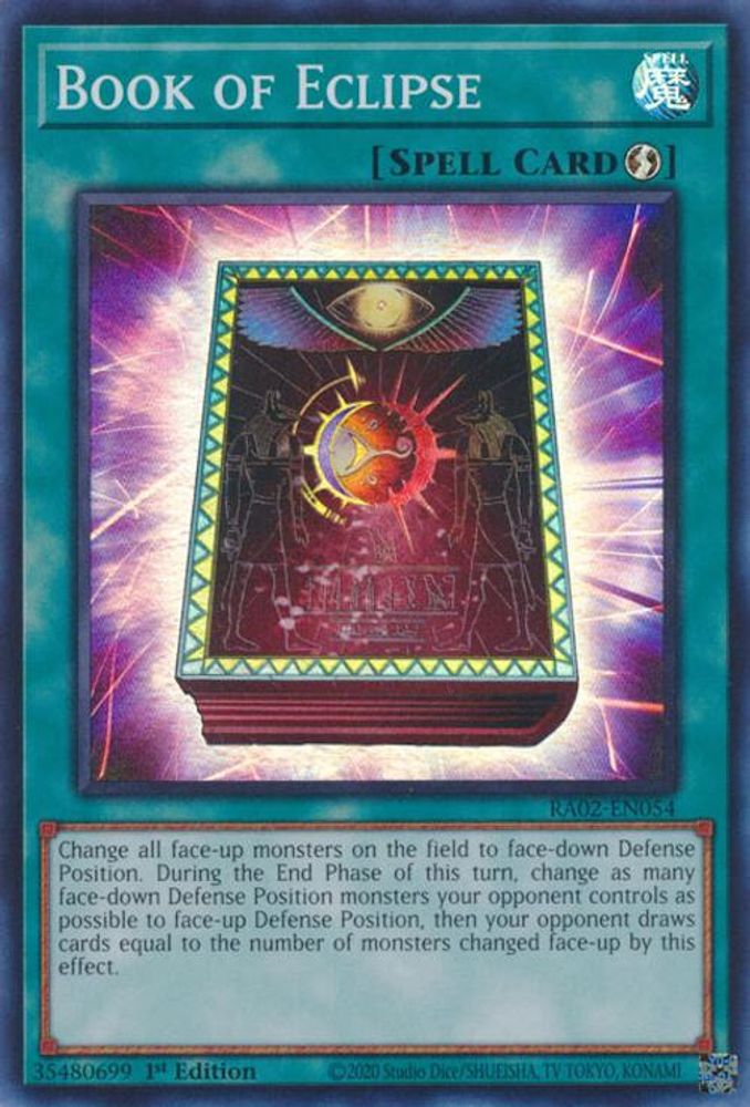 Book of Eclipse (RA02-EN054) - Super Rare