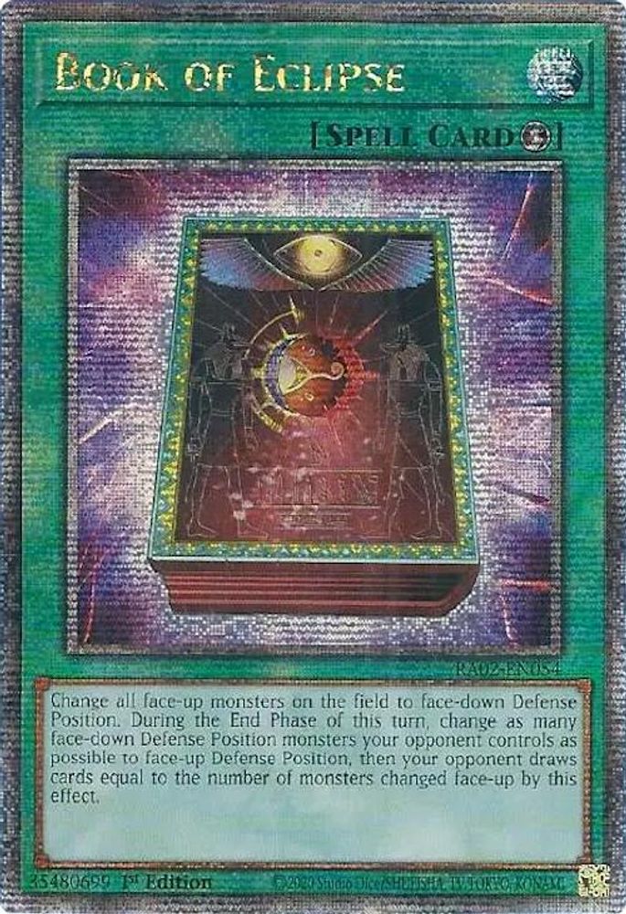 Book of Eclipse (Quarter Century Secret Rare) (RA02-EN054) - Quarter Century Secret Rare