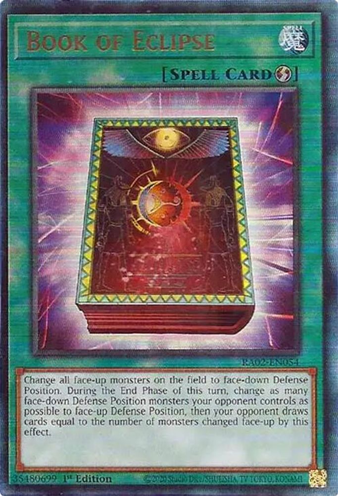 Book of Eclipse (PUR) (RA02-EN054) - Prismatic Ultimate Rare