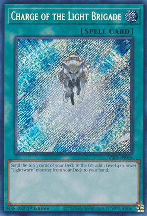 Charge of the Light Brigade (Secret Rare) [RA02-EN055] Secret Rare