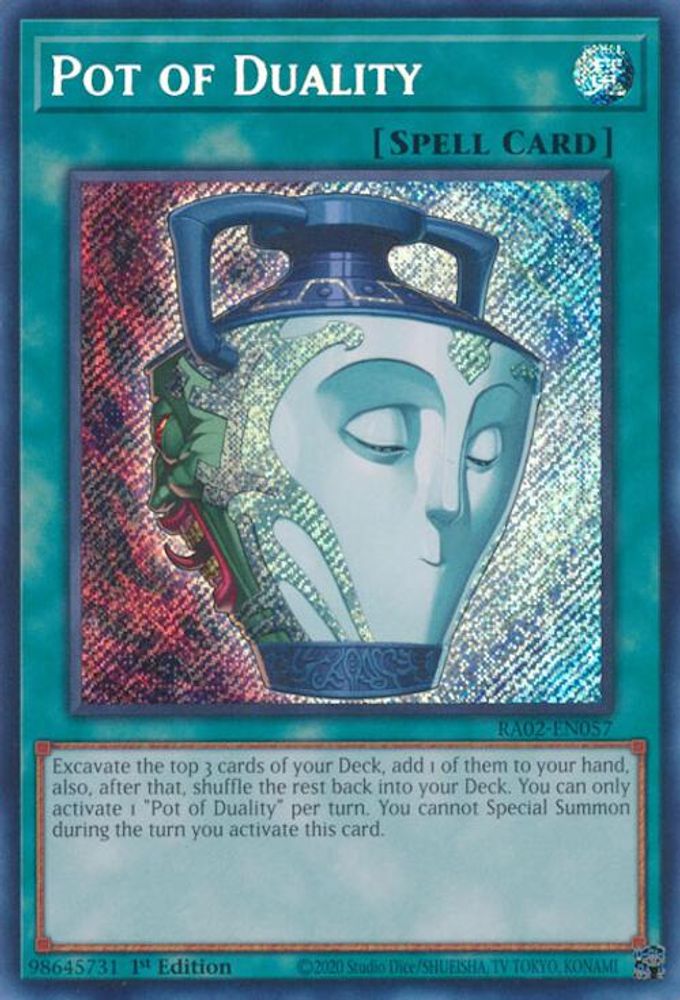 Pot de dualité (Secret Rare) [RA02-EN057] Secret Rare 
