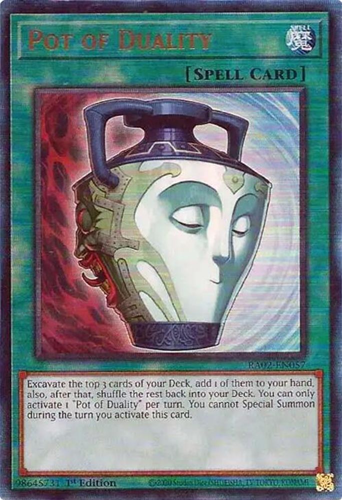 Pot of Duality (PUR) (RA02-EN057) - Prismatic Ultimate Rare