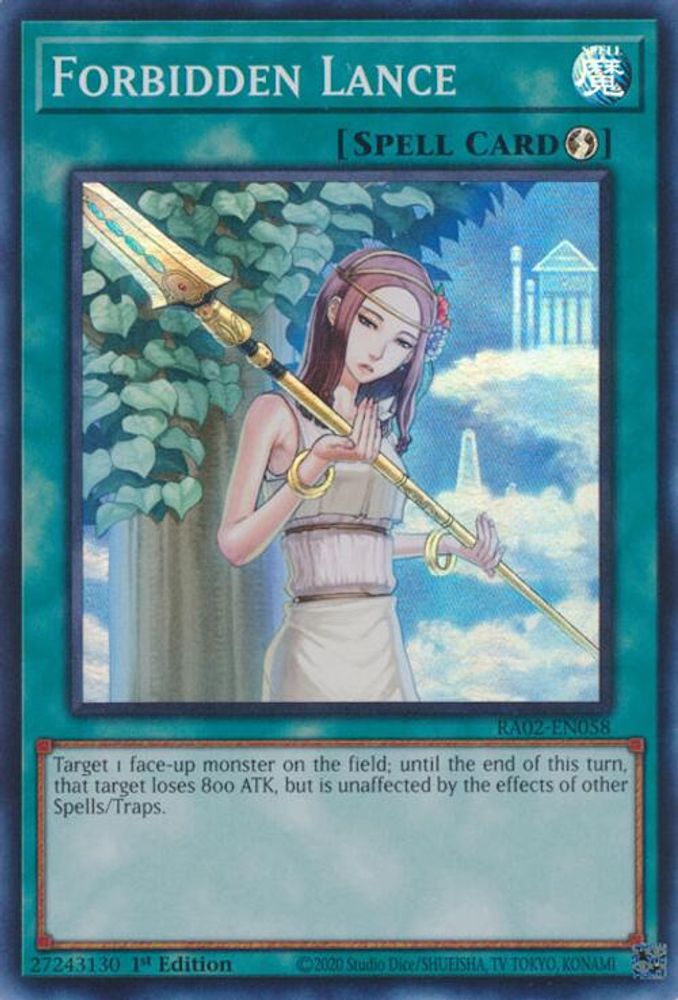 Forbidden Lance (RA02-EN058) - Super Rare