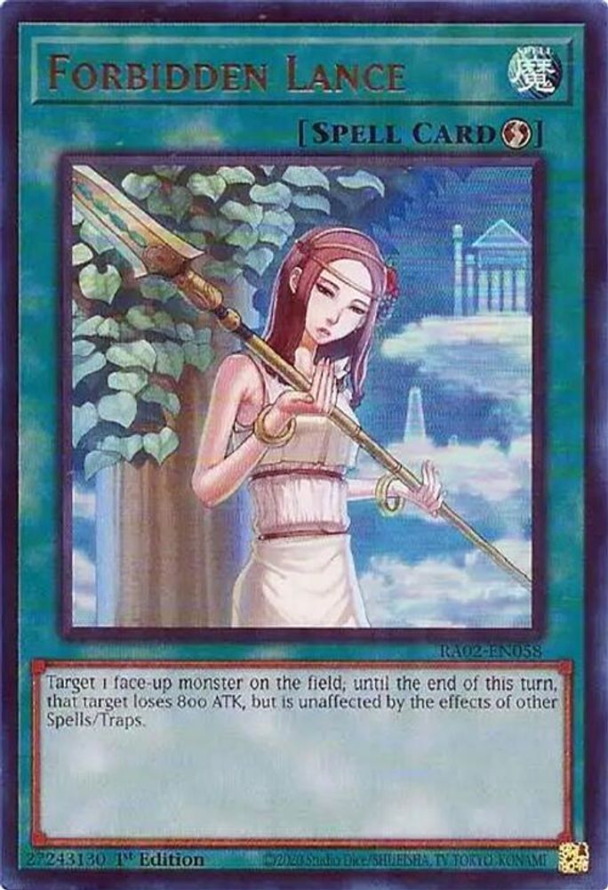 Forbidden Lance (UR) (RA02-EN058) - Ultra Rare