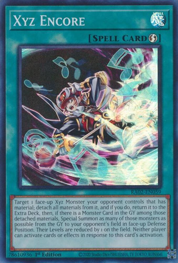 Xyz Encore (RA02-EN059) - Super Rare