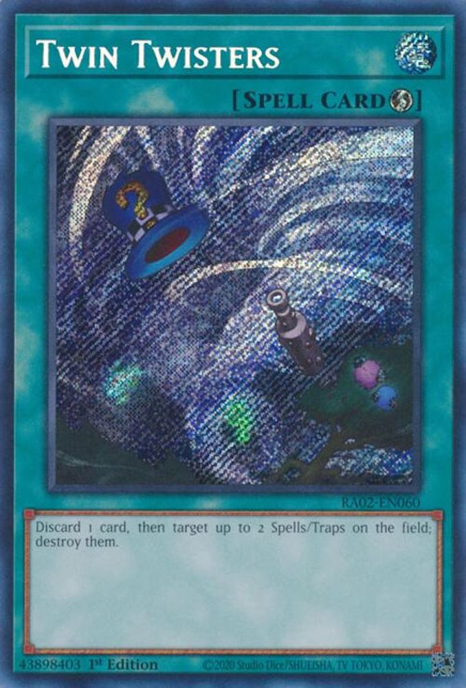Twin Twisters (Secret Rare) (RA02-EN060) - Secret Rare