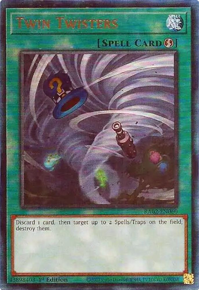 Twin Twisters (PUR) [RA02-EN060] Prismatique Ultime Rare 