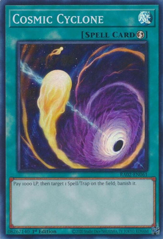 Cosmic Cyclone (RA02-EN061) - Super Rare