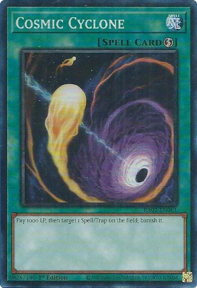 Cosmic Cyclone (PCR) (RA02-EN061) - Prismatic Collector's Rare