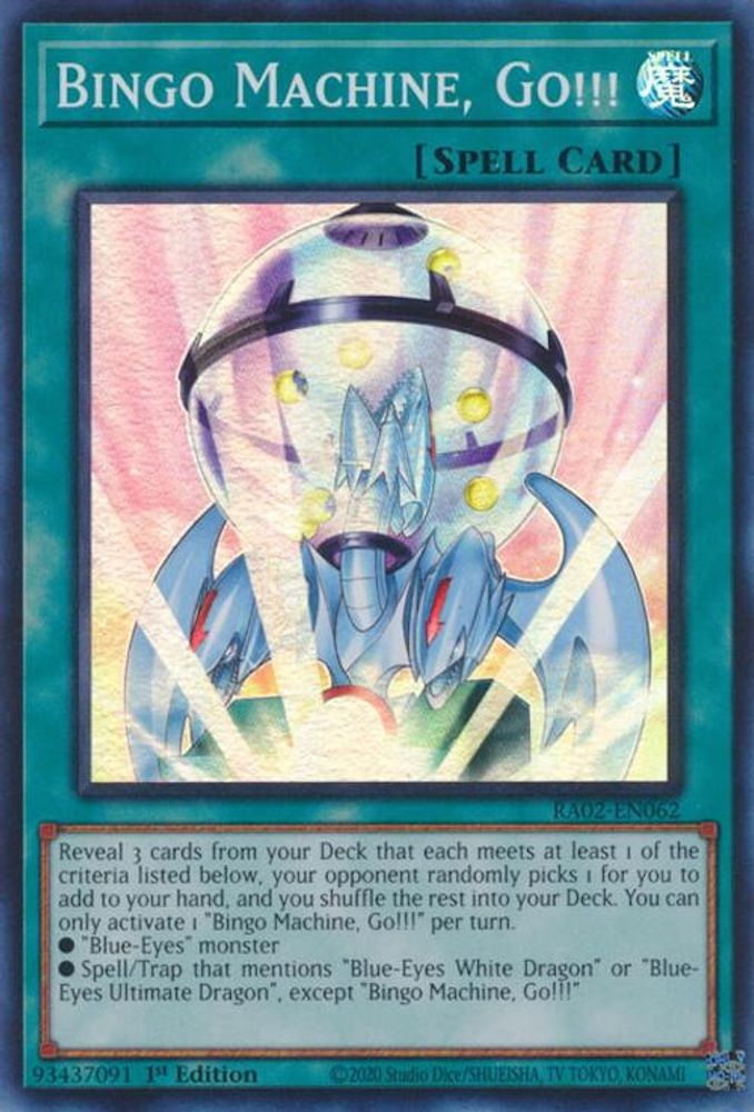 Bingo Machine, Go!!! (RA02-EN062) - Super Rare