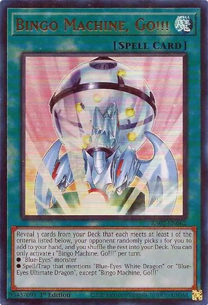 Bingo Machine, Go!!! (UR) (RA02-EN062) - Ultra Rare