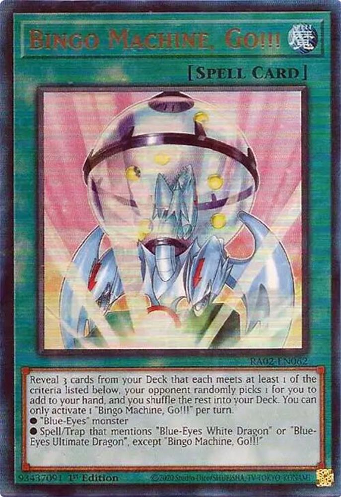 Bingo Machine, Go!!! (PUR) (RA02-EN062) - Prismatic Ultimate Rare