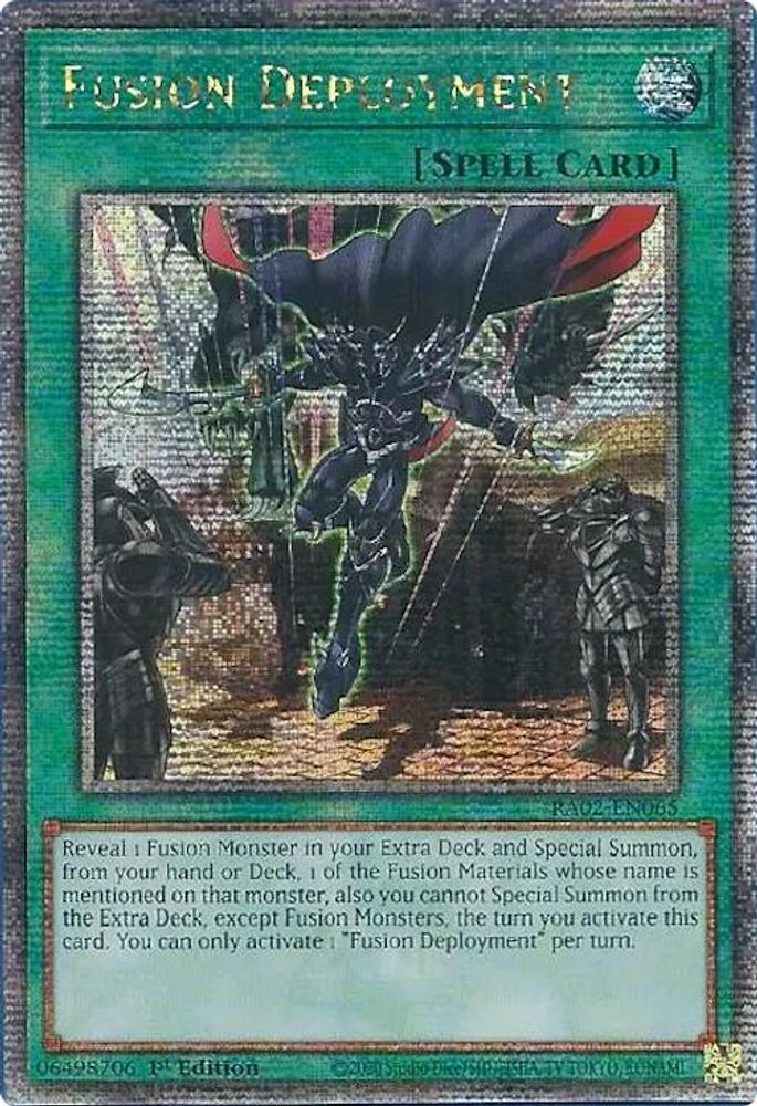 Fusion Deployment (Quarter Century Secret Rare) (RA02-EN065) - Quarter Century Secret Rare