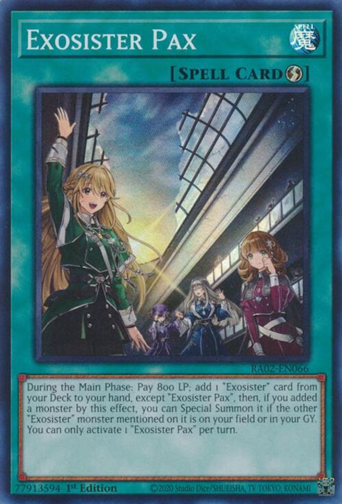 Exosister Pax (RA02-EN066) - Super Rare