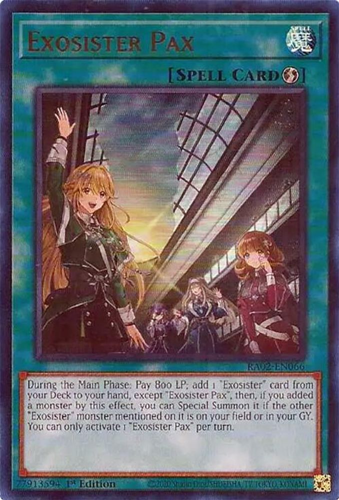 Exosister Pax (UR) (RA02-EN066) - Ultra Rare
