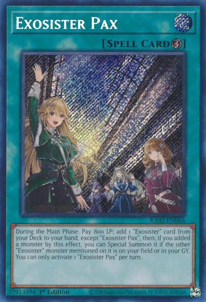 Exosister Pax (Secret Rare) (RA02-EN066) - Secret Rare