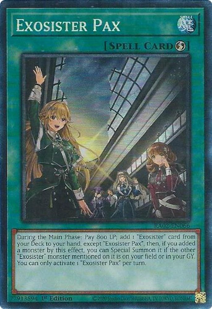Exosister Pax (PCR) (RA02-EN066) - Prismatic Collector's Rare