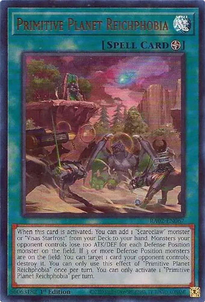 Primitive Planet Reichphobia (UR) (RA02-EN067) - Ultra Rare