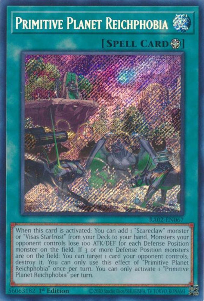 Primitive Planet Reichphobia (Secret Rare) (RA02-EN067) - Secret Rare