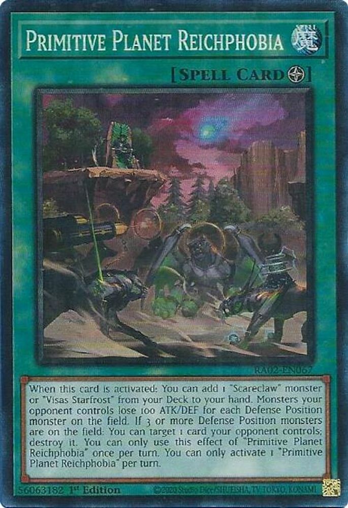 Primitive Planet Reichphobia (PCR) (RA02-EN067) - Prismatic Collector's Rare