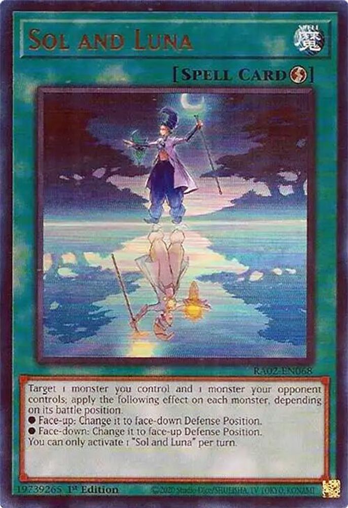 Sol and Luna (UR) (RA02-EN068) - Ultra Rare