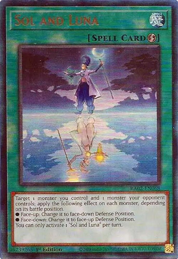 Sol et Luna (PUR) [RA02-EN068] Prismatique Ultimate Rare 