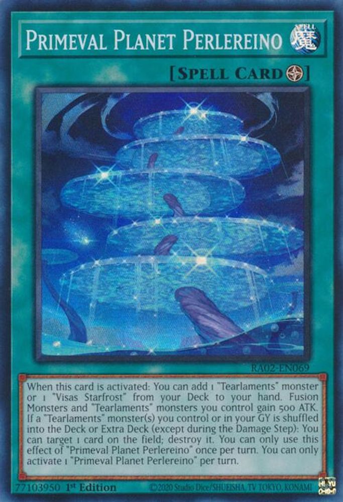 Primeval Planet Perlereino (RA02-EN069) - Super Rare