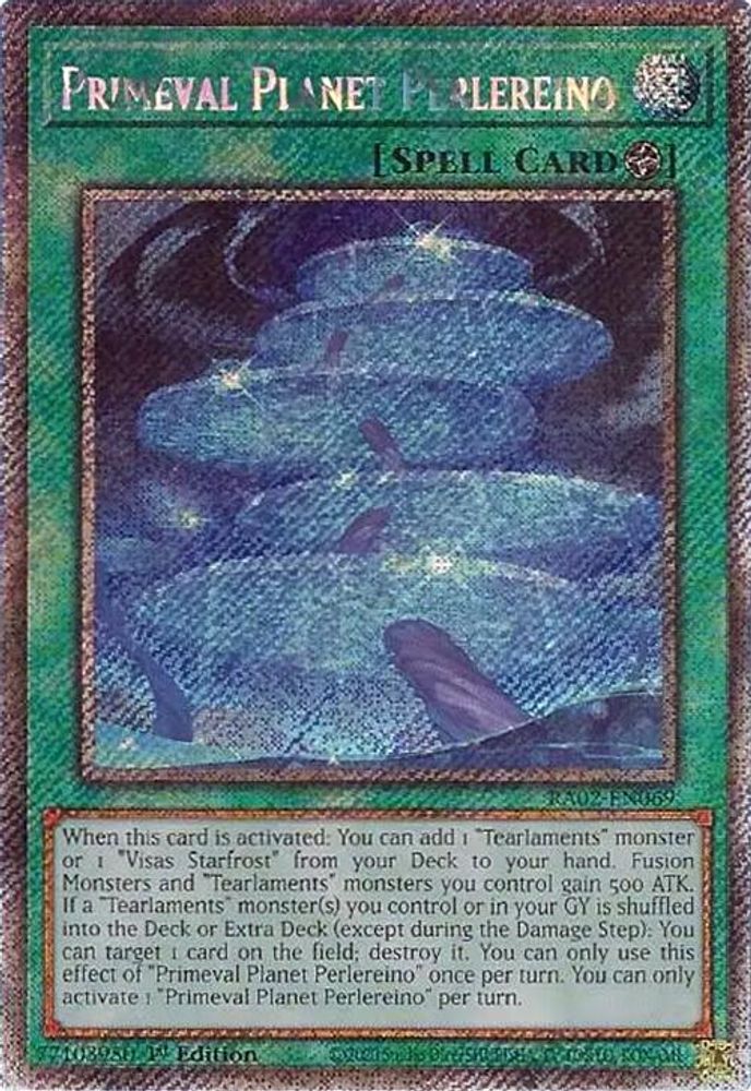 Primeval Planet Perlereino (Platinum Secret Rare) (RA02-EN069) - Platinum Secret Rare