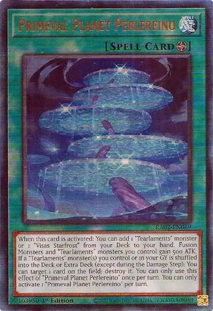 Primeval Planet Perlereino (PUR) [RA02-EN069] Prismatique Ultimate Rare 