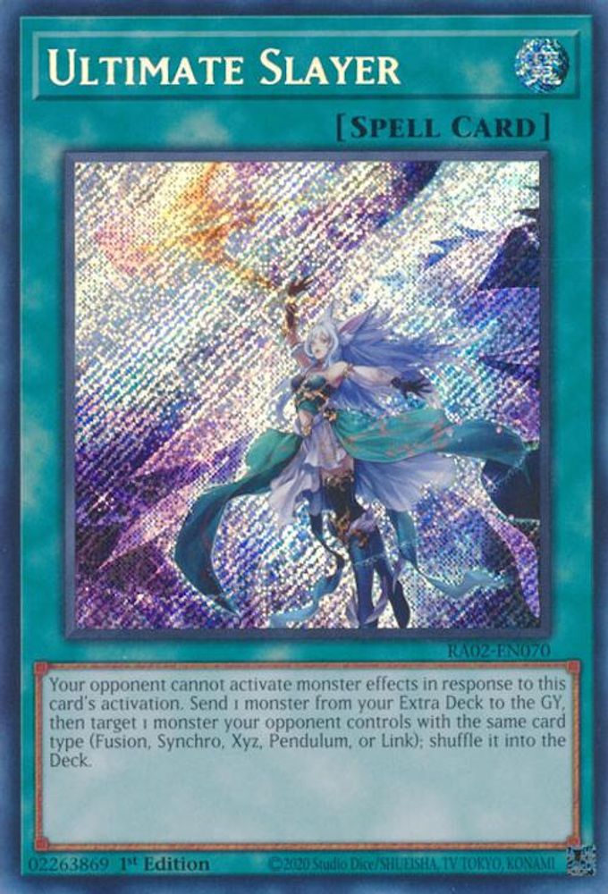 Ultimate Slayer (Secret Rare) [RA02-EN070] Secret Rare 