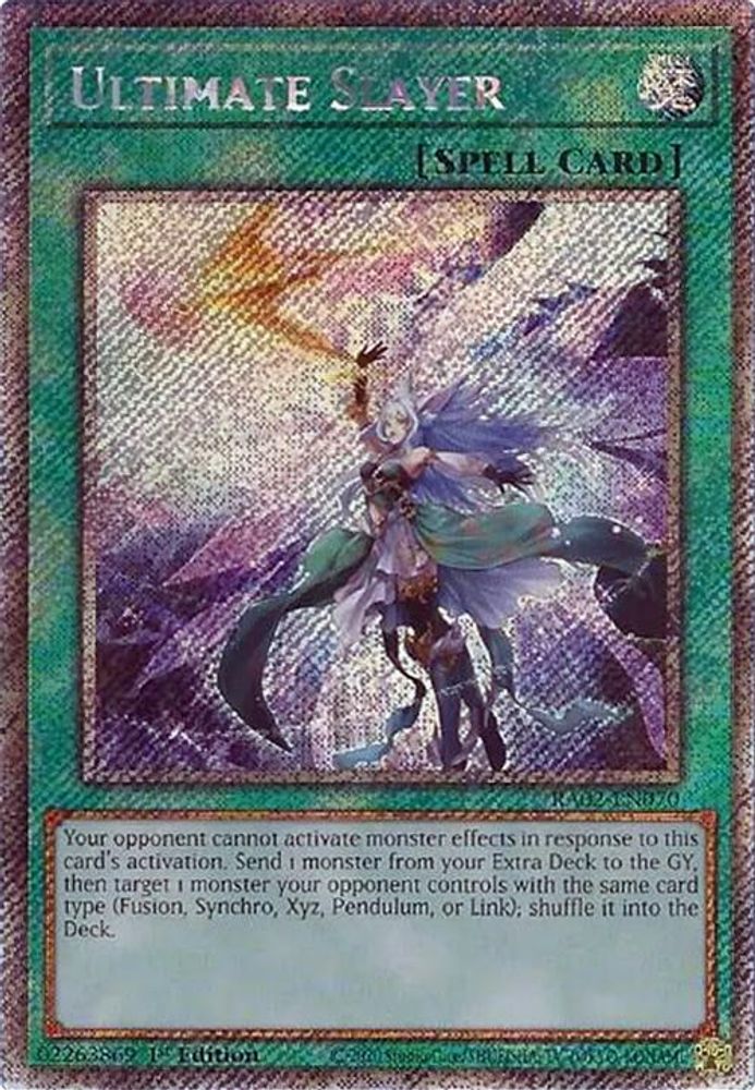 Ultimate Slayer (Platinum Secret Rare) [RA02-EN070] Platinum Secret Rare 