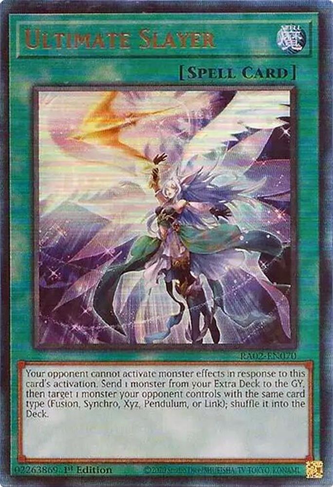 Ultimate Slayer (PUR) (RA02-EN070) - Prismatic Ultimate Rare