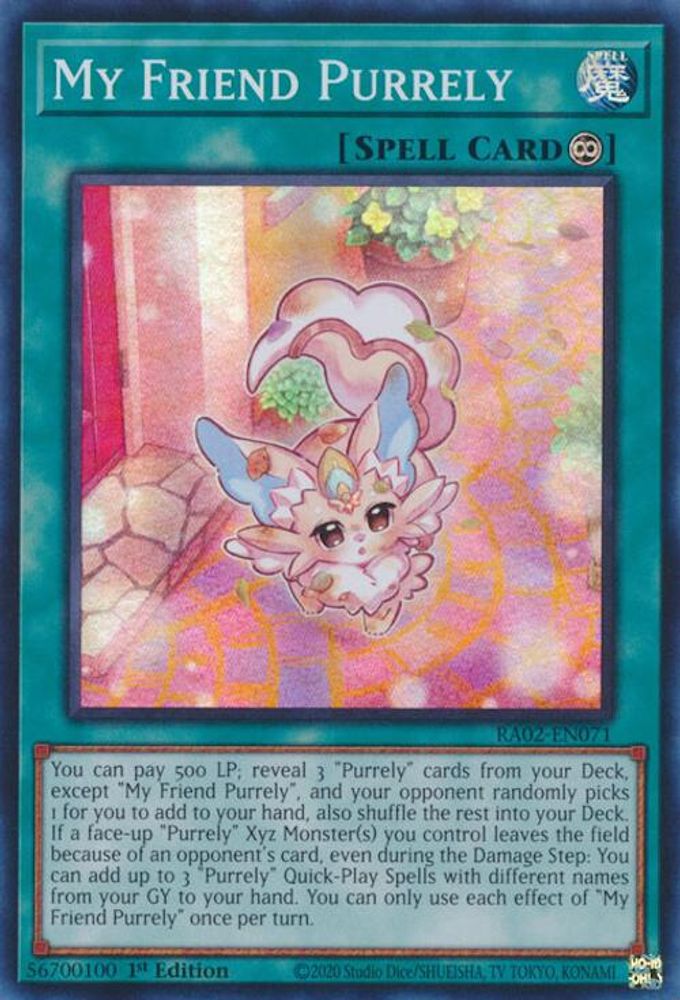 My Friend Purrely (RA02-EN071) - Super Rare