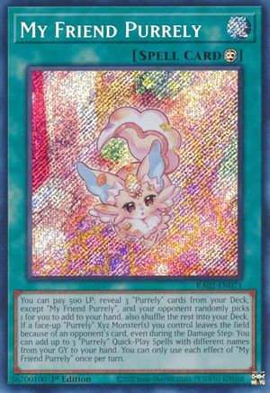 My Friend Purrely (Secret Rare) [RA02-EN071] Secret Rare