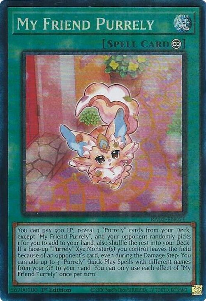 My Friend Purrely (PCR) (RA02-EN071) - Prismatic Collector's Rare