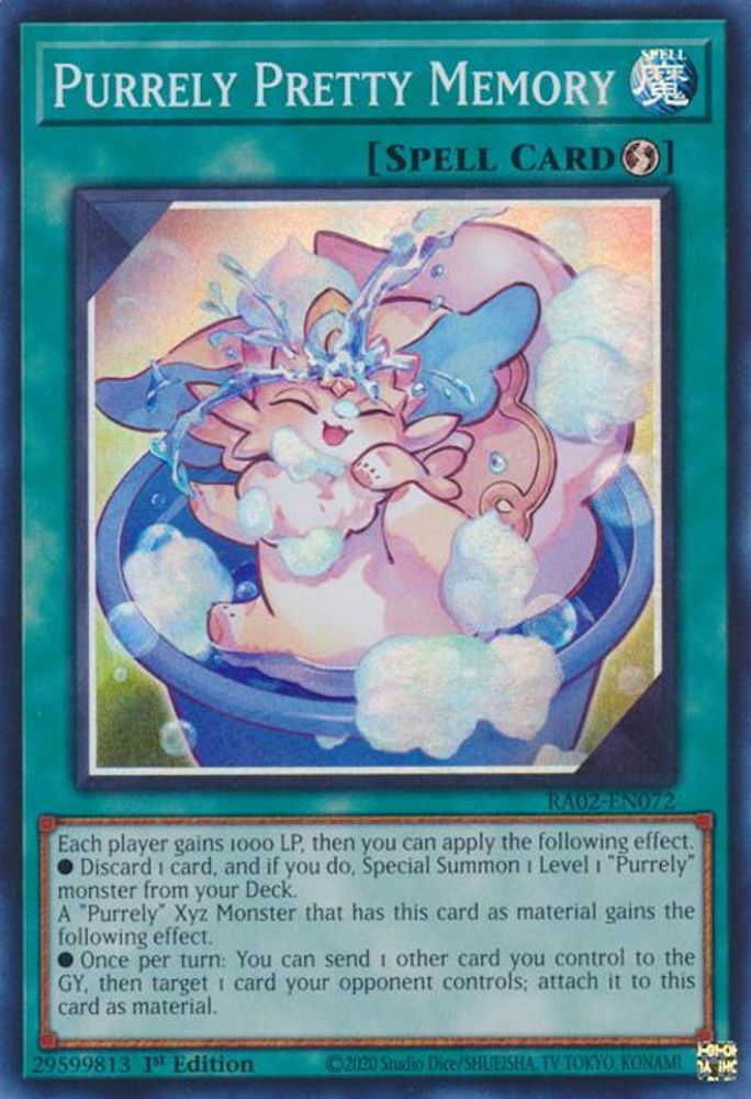 Purrely Pretty Memory (RA02-EN072) - Super Rare