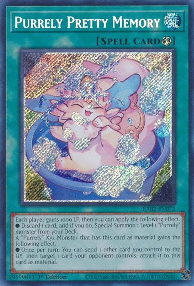 Purrely Pretty Memory (Secret Rare) (RA02-EN072) - Secret Rare