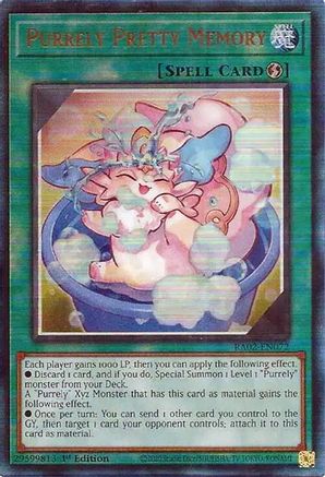 Purrely Pretty Memory (PUR) [RA02-EN072] Prismatic Ultimate Rare