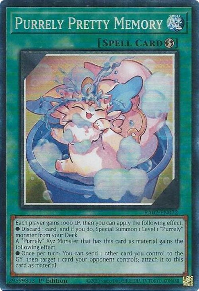 Purrely Pretty Memory (PCR) (RA02-EN072) - Prismatic Collector's Rare
