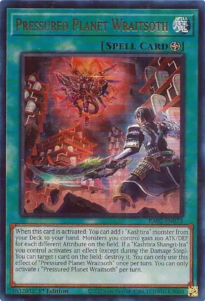 Planète sous pression Wraitsoth (UR) [RA02-EN073] Ultra Rare 