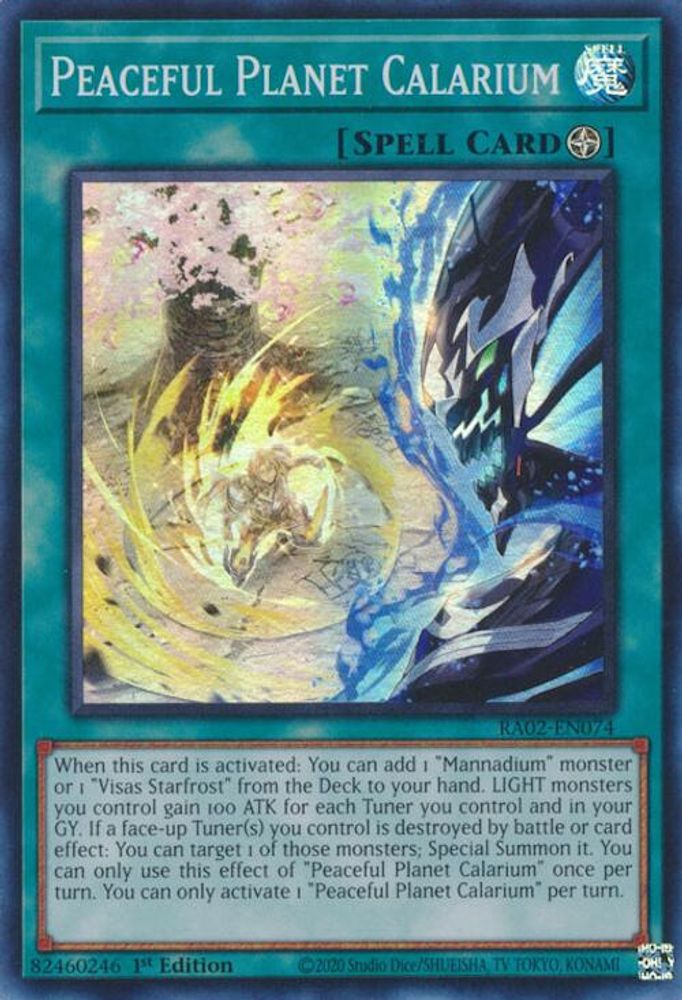 Peaceful Planet Calarium (RA02-EN074) - Super Rare