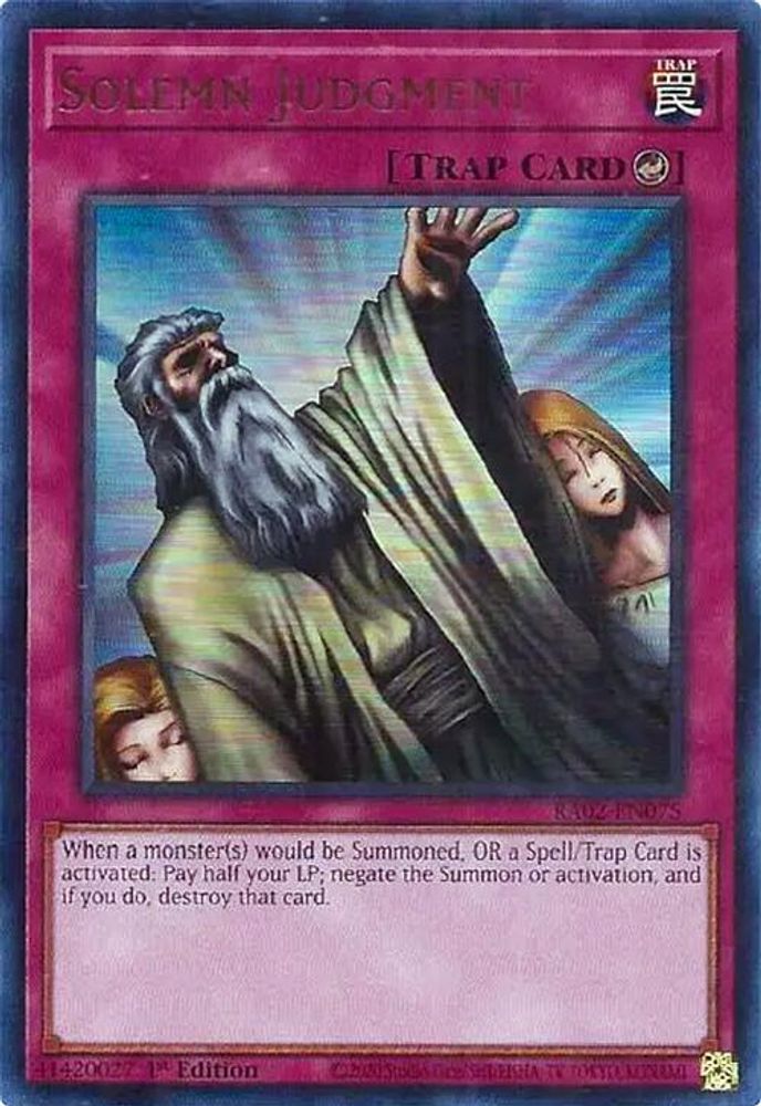 Jugement solennel (UR) [RA02-EN075] Ultra Rare 