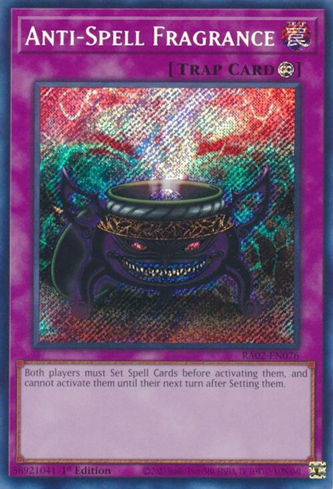 Anti-Spell Fragrance (Secret Rare) (RA02-EN076) - Secret Rare