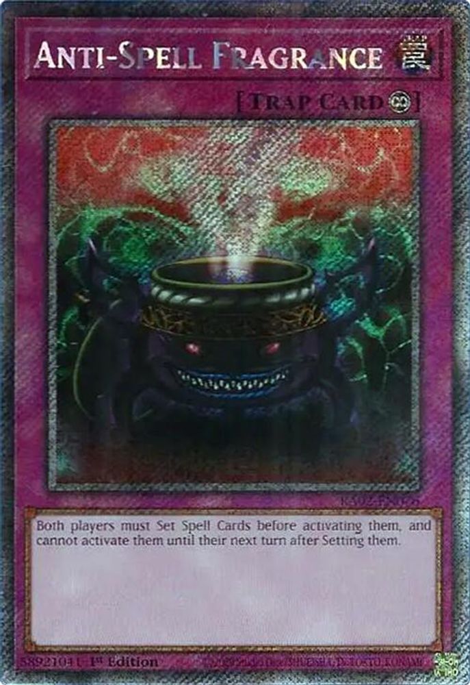 Parfum anti-sort (Platinum Secret Rare) [RA02-EN076] Platinum Secret Rare 