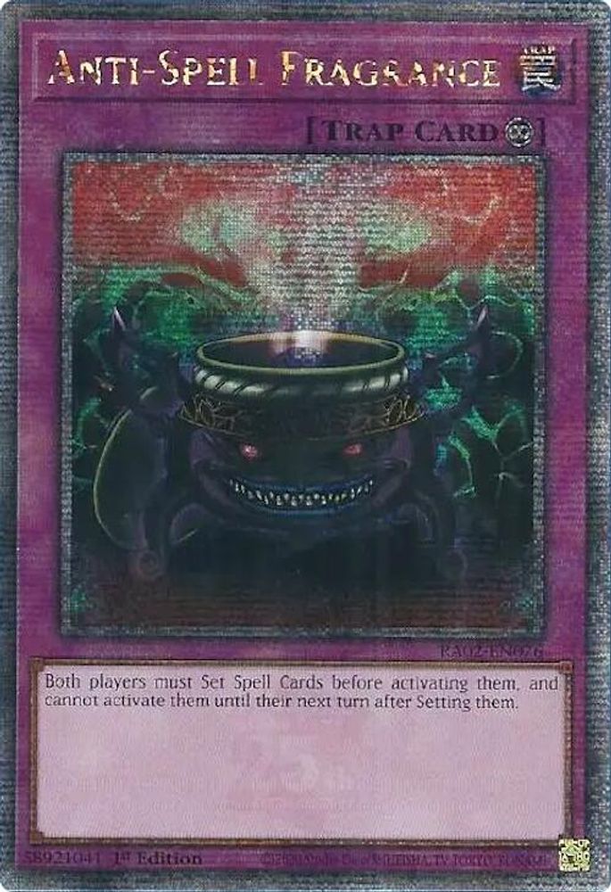 Parfum anti-sort (Quarter Century Secret Rare) [RA02-EN076] Quarter Century Secret Rare 